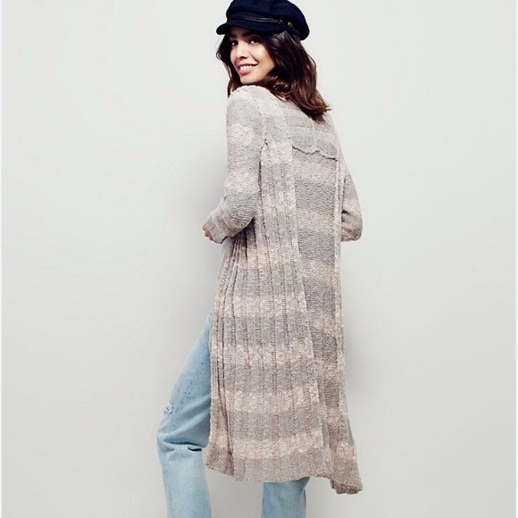 Free People Free Spirit Cardigan Duster Sweater Size - Picture 1 of 9